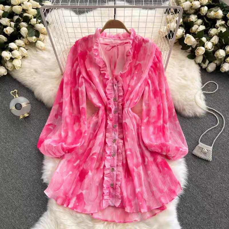 The dream girl ruffle dress CD110 image