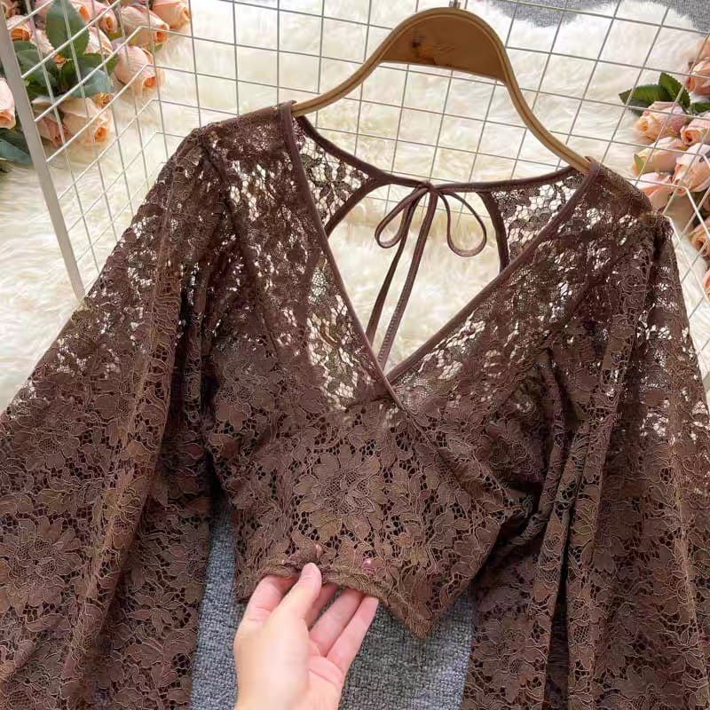 Call it fashion lace top TZZ1351 image