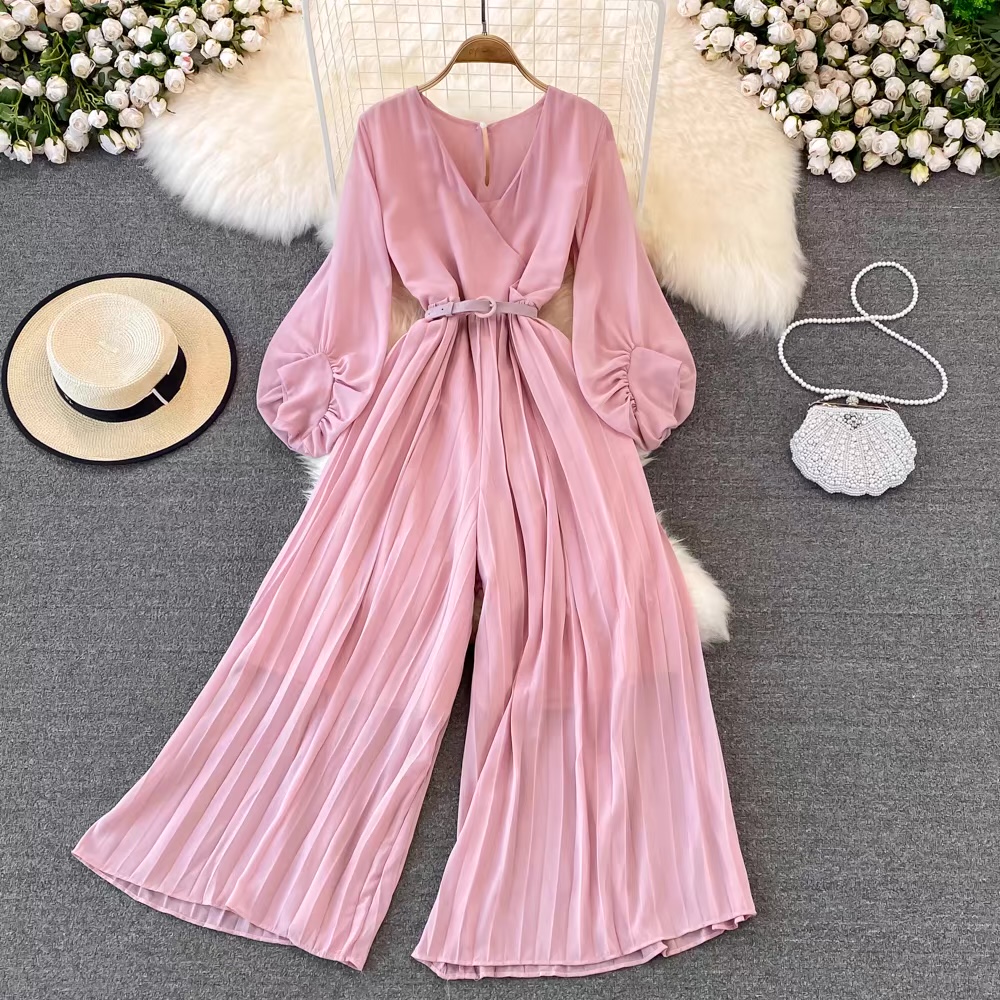 Dollar signs pleat jumpsuit JRZZ512 image