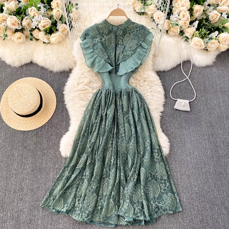 Baby girl cocktail lace dress CD42 image