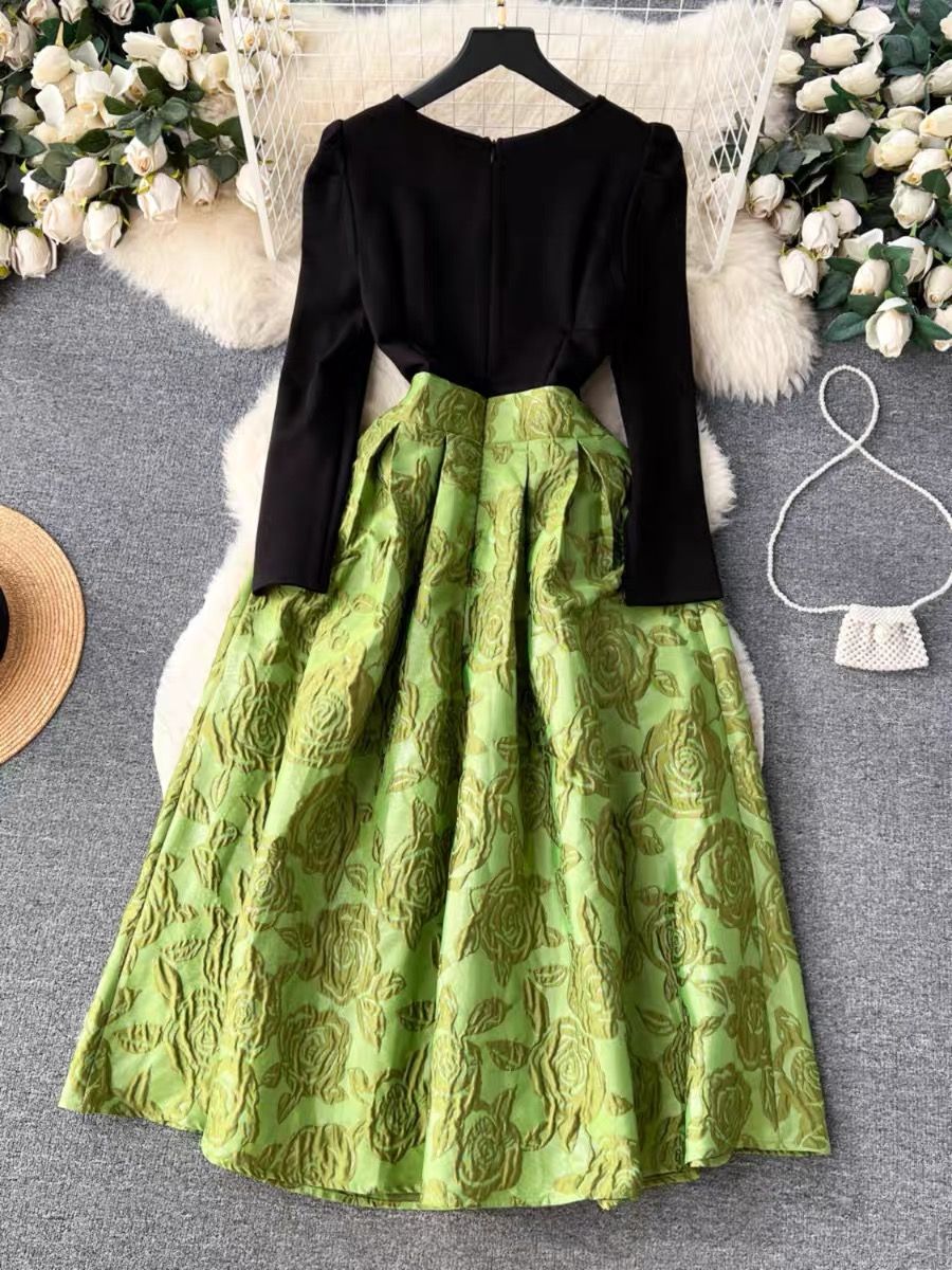 Dazzling babe brocade dress FD388 image