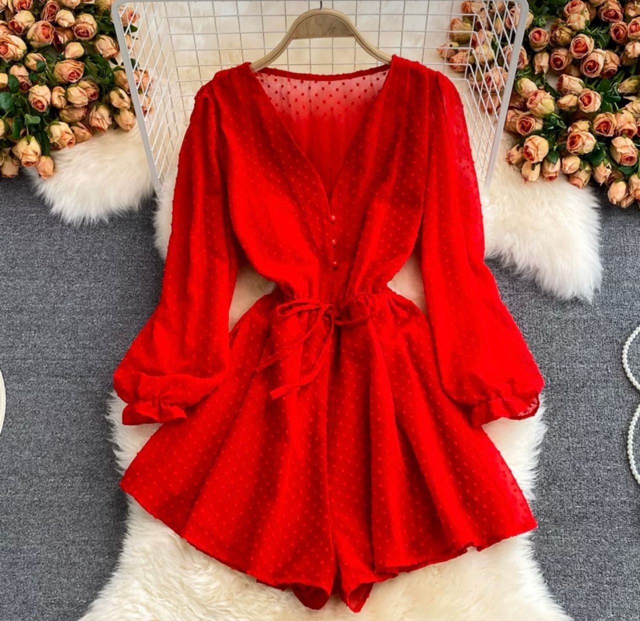 Setting the mood cotton jumpsuit JRZZ516 image