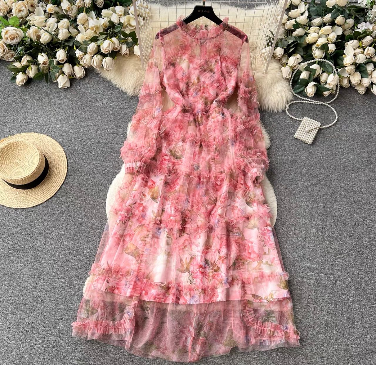 Eternal love floral dress CD490 image