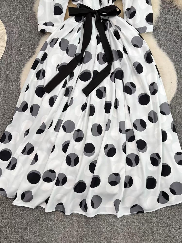 Watch me sparkle polka dress FD180 image