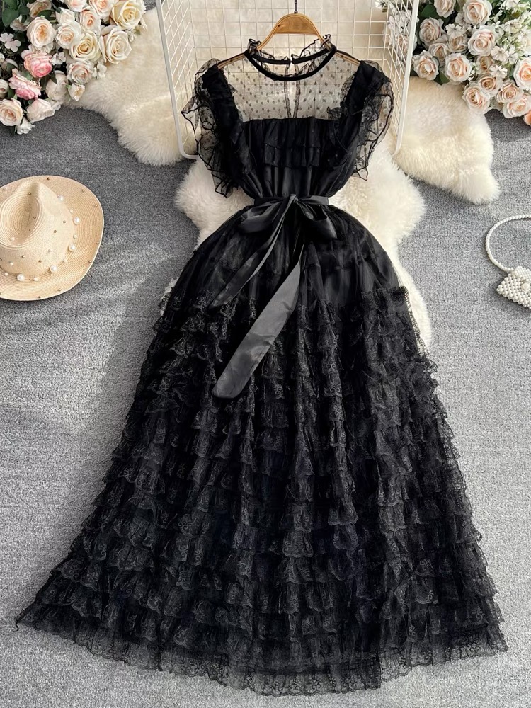 Covered in ruffles dress FD285