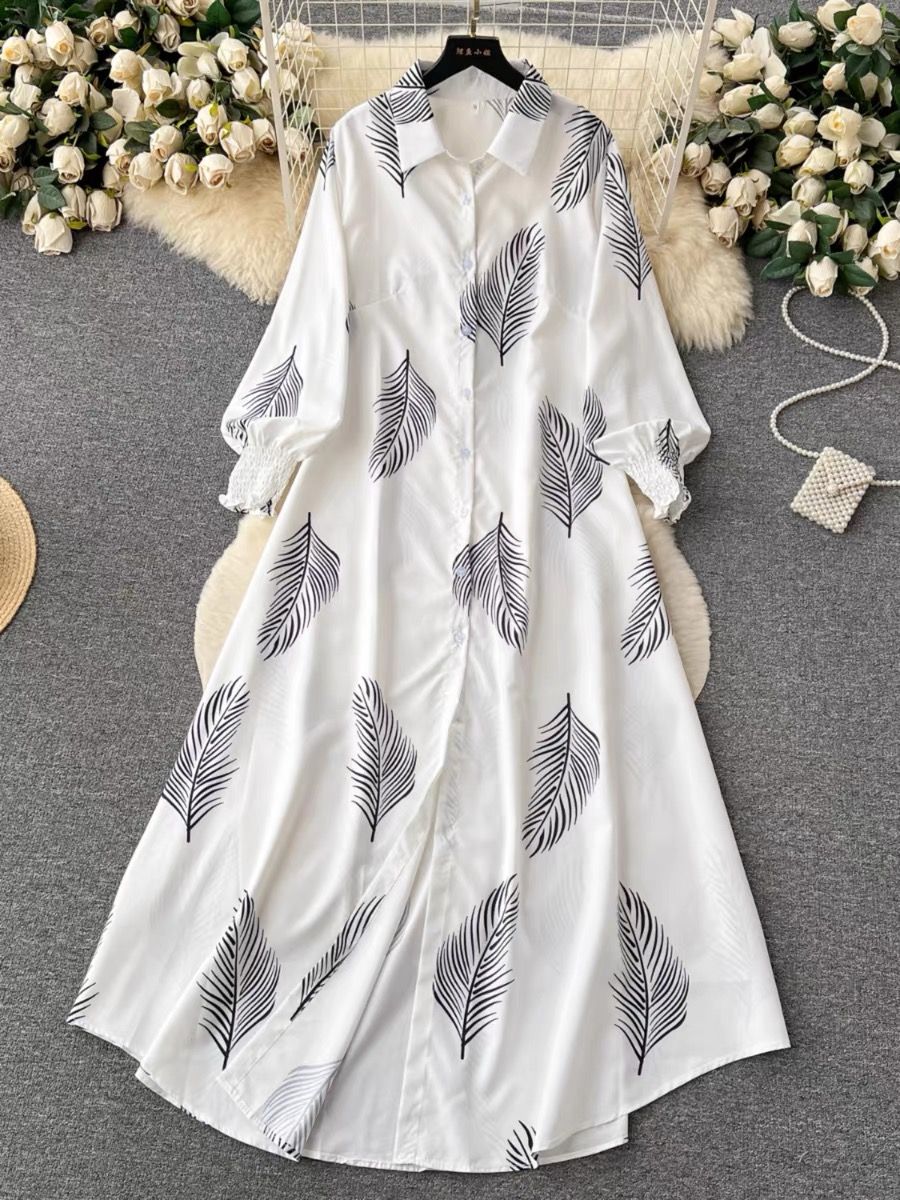 Exclusive invite shirt dress DZZ3398 image