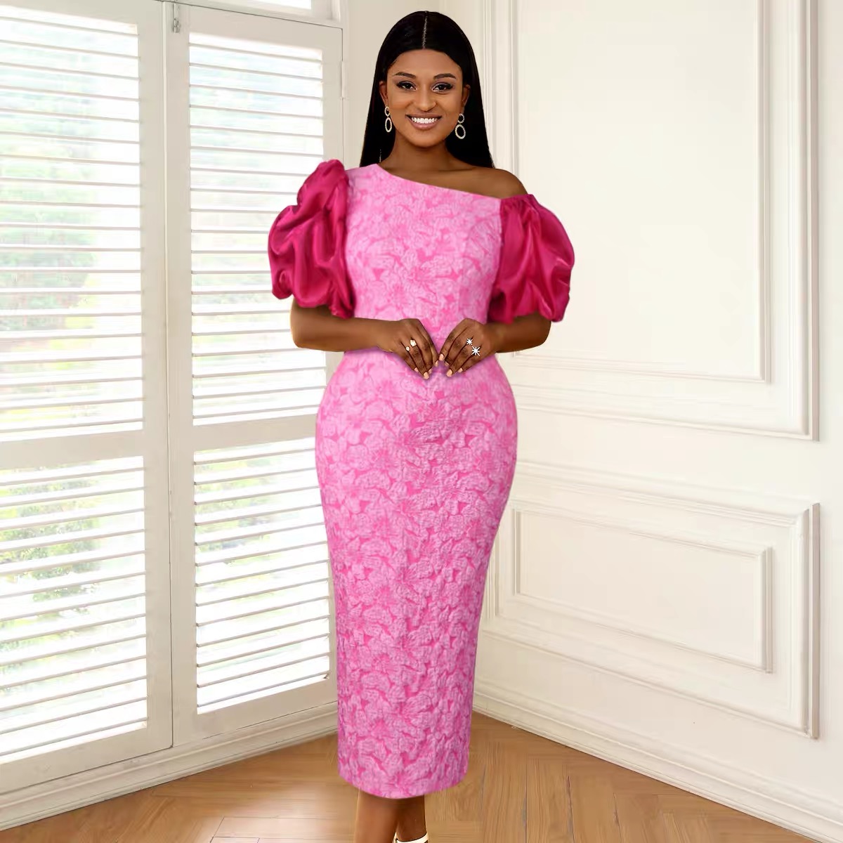 Barbie in brocade dress EBC82