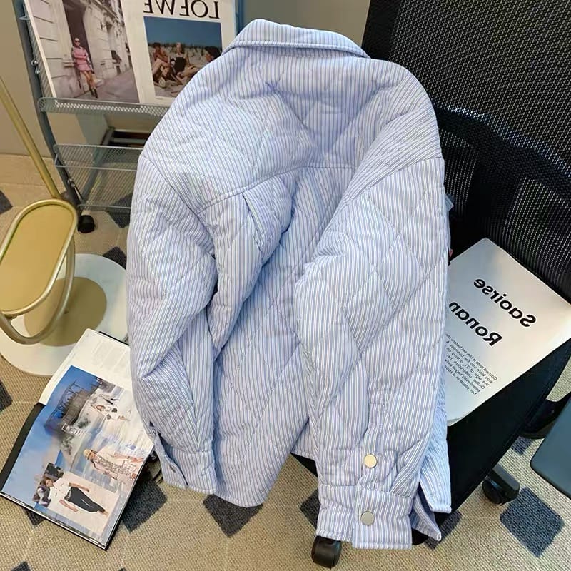 Out with my man bomber shirt jacket CJ107 image