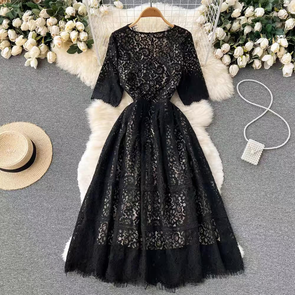 Kind feelings all lace dress FD37 image