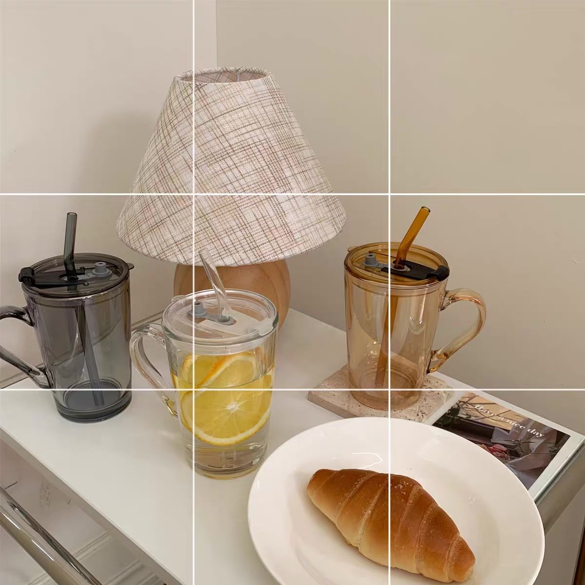 Stay hydrated glass cup CU114 image