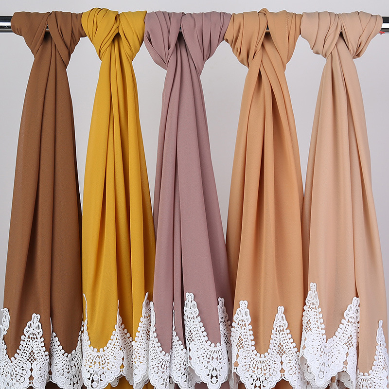 Lace meets chiffon veils HW118