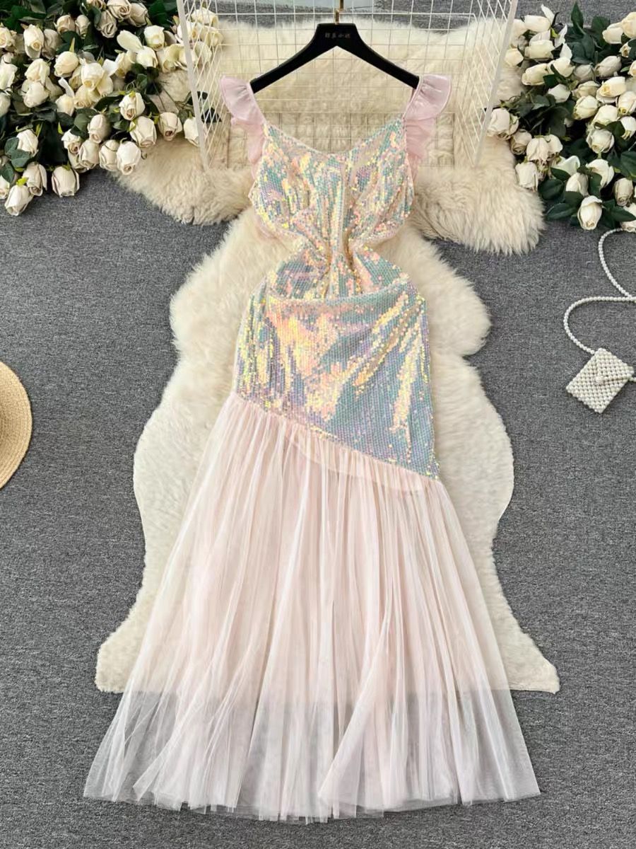 Company party glitter dress EVD54 image