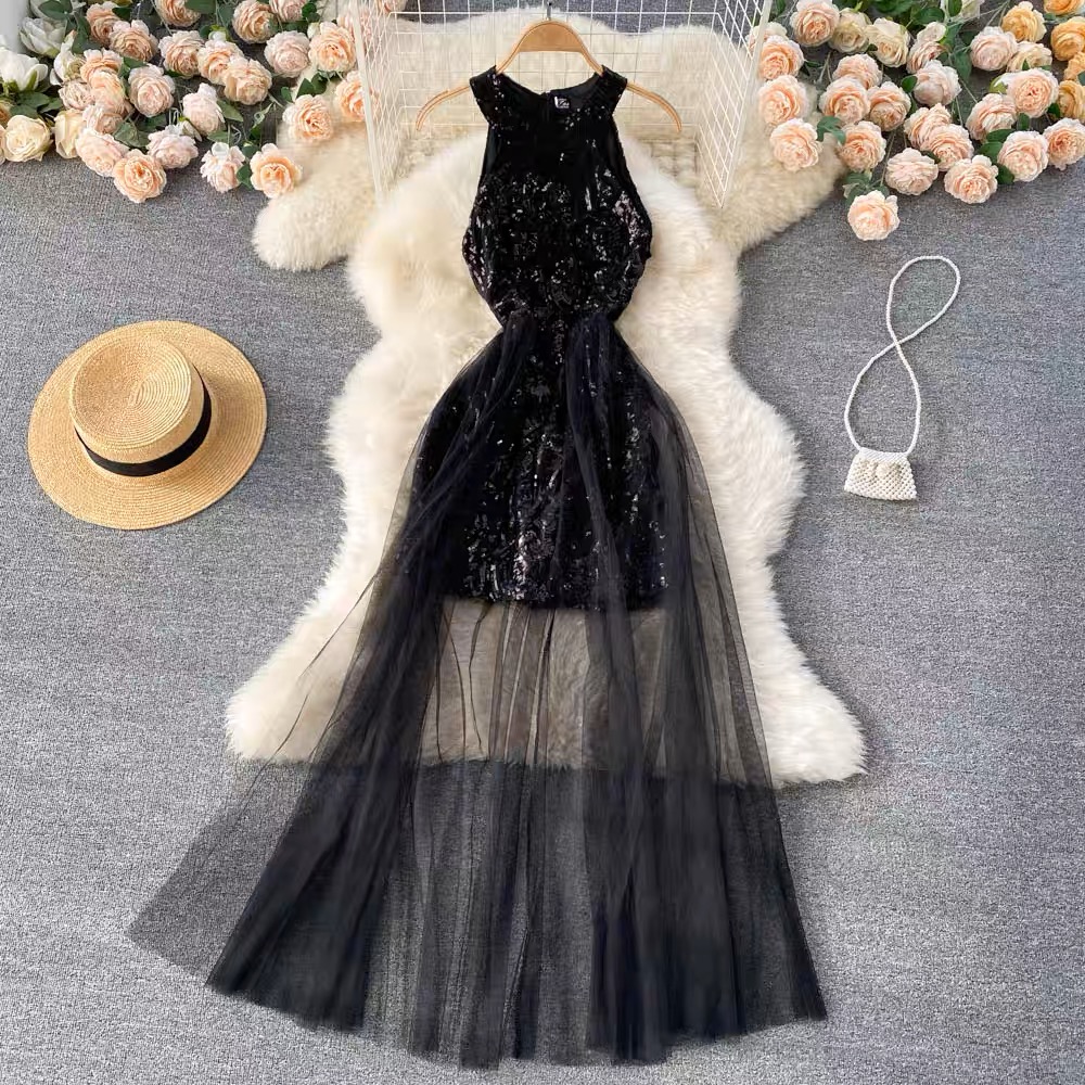 So mysterious net dress EVD26