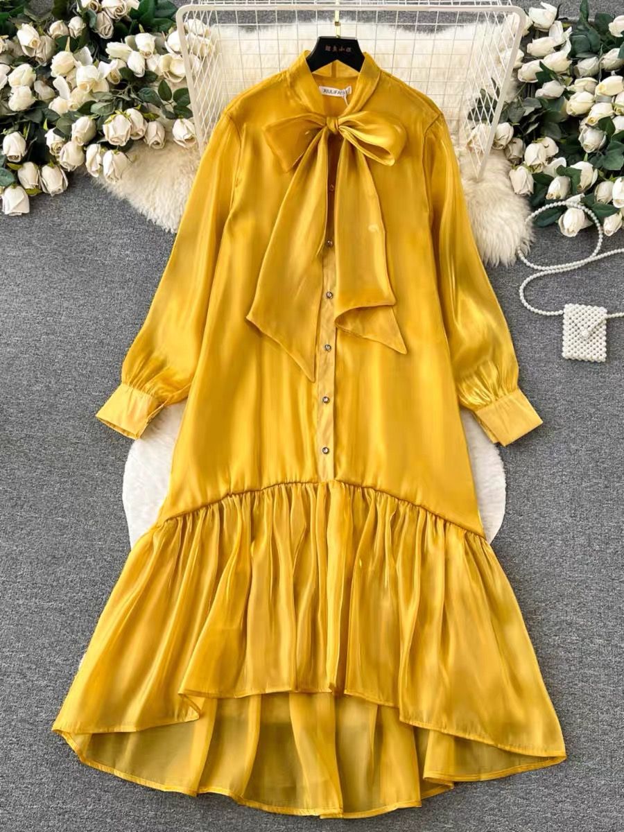 Overnight fans silk dress FD327 image