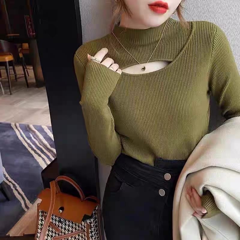 Always seen knit top TZZ879 image