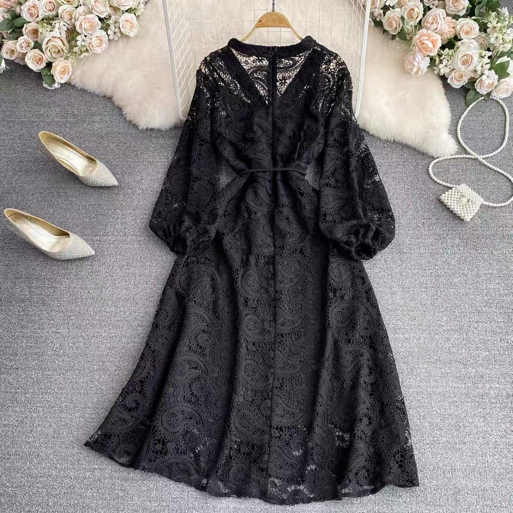 Top princess lace dress and camisole FD279 image