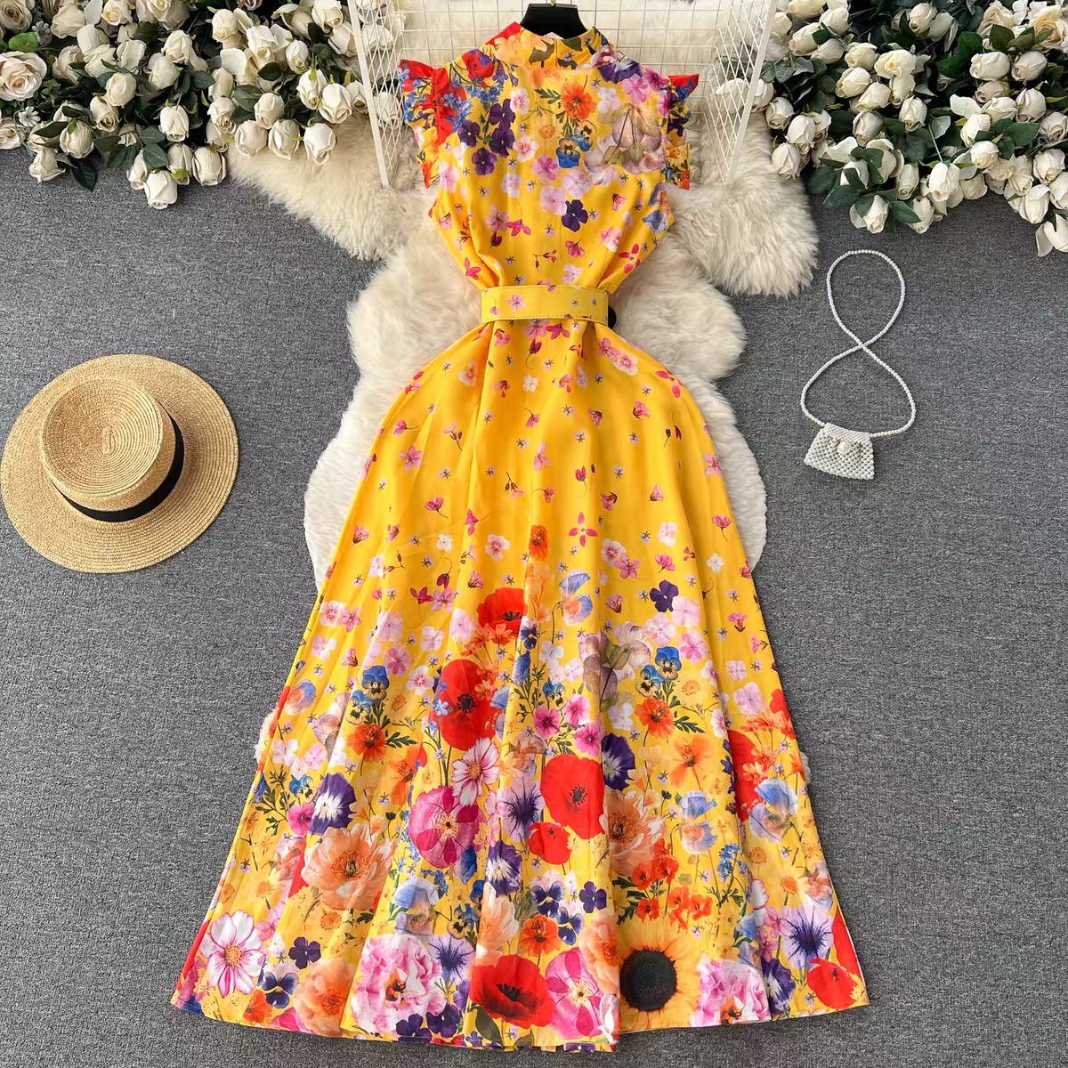 Newyork after dark sunset dress ED88 image