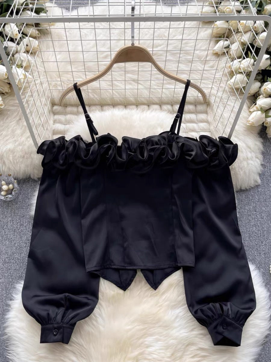 High rollers ruffle top TZZ1524 image