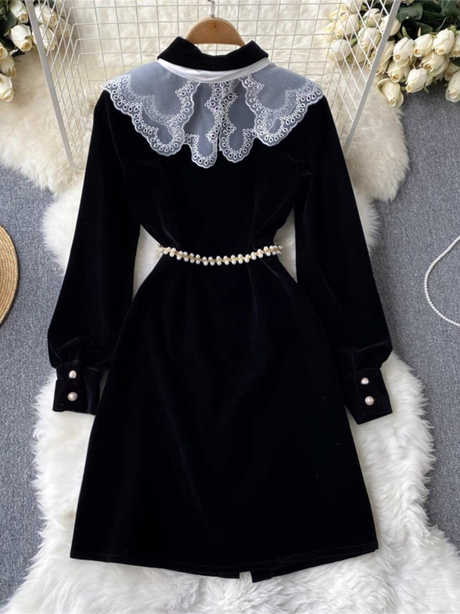 Fit for a royal cashmere dress FD254 image