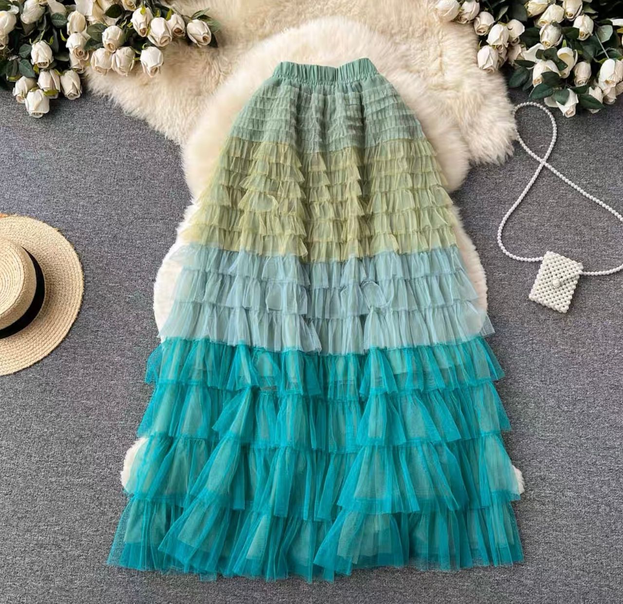 In the stars pleat skirt SZZ217 image