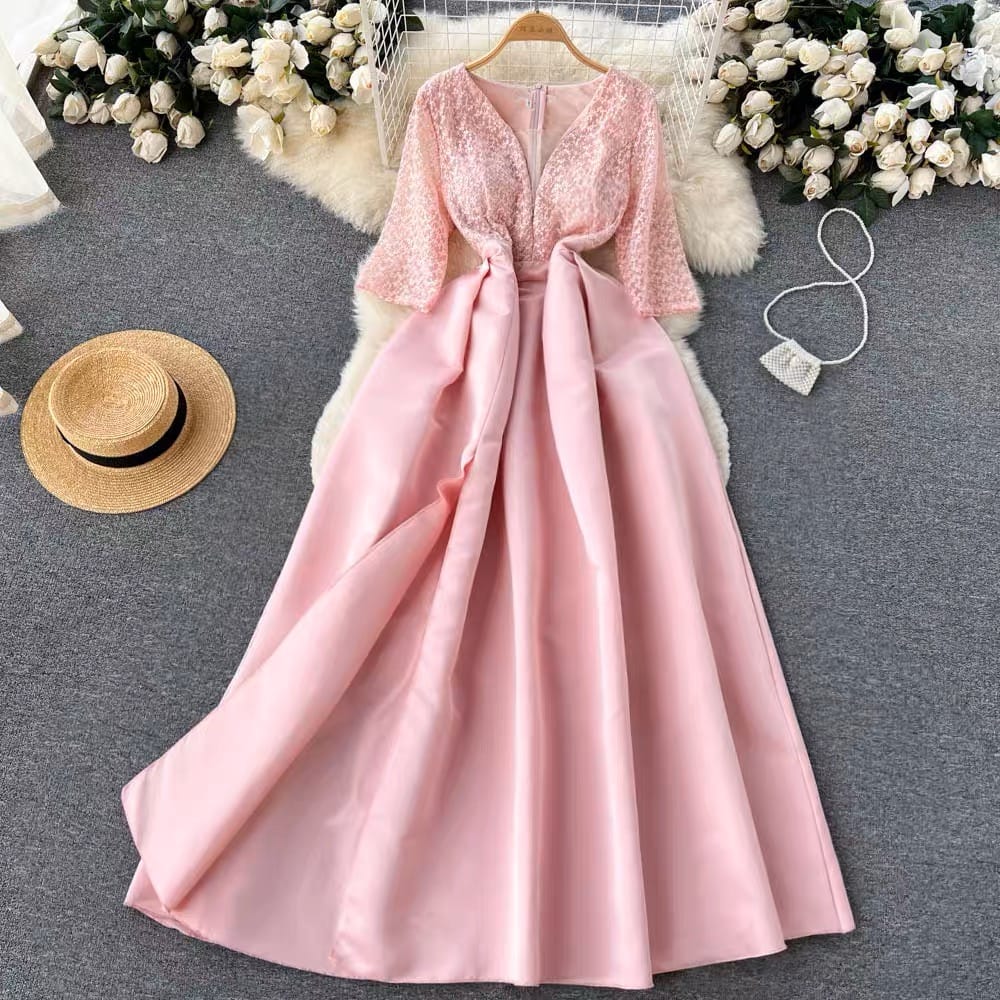 Ify luxury lace dress EVD15 image