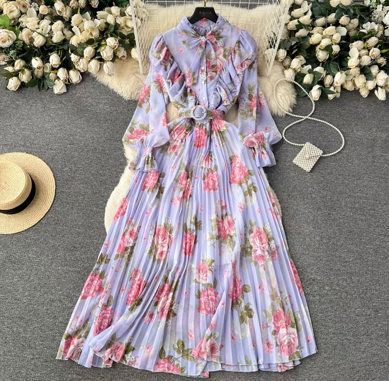 Statue worthy floral dress CD462 image