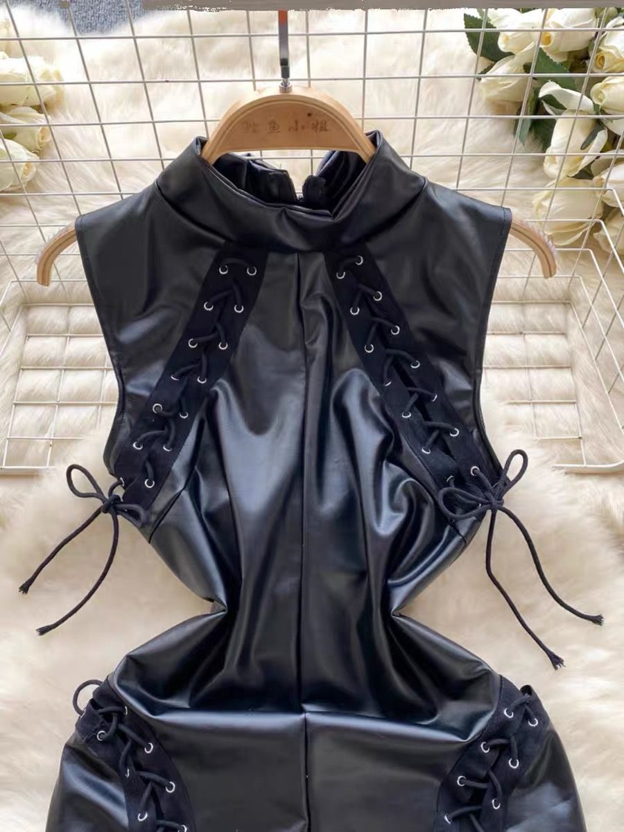 So effortless leather dress CBC439 image