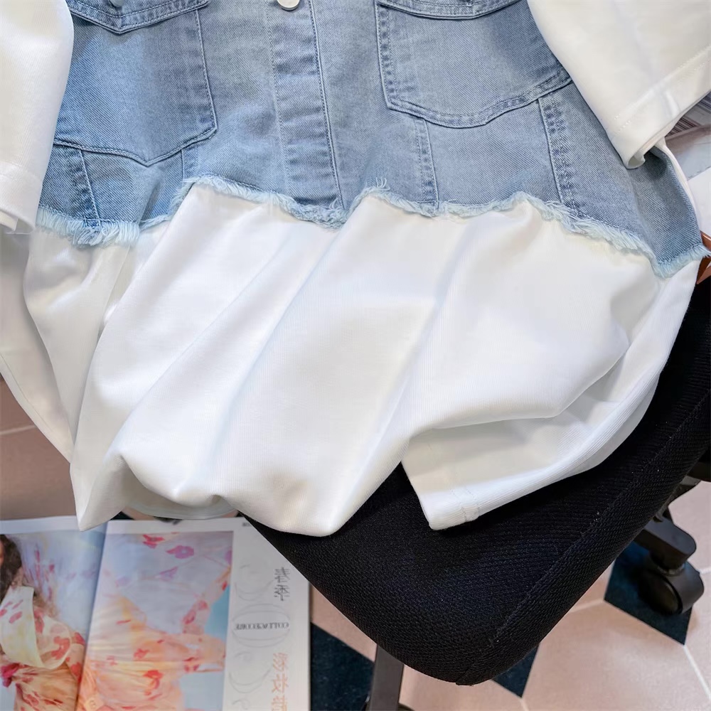 She’s on fire denim shirt SDZZ672 image