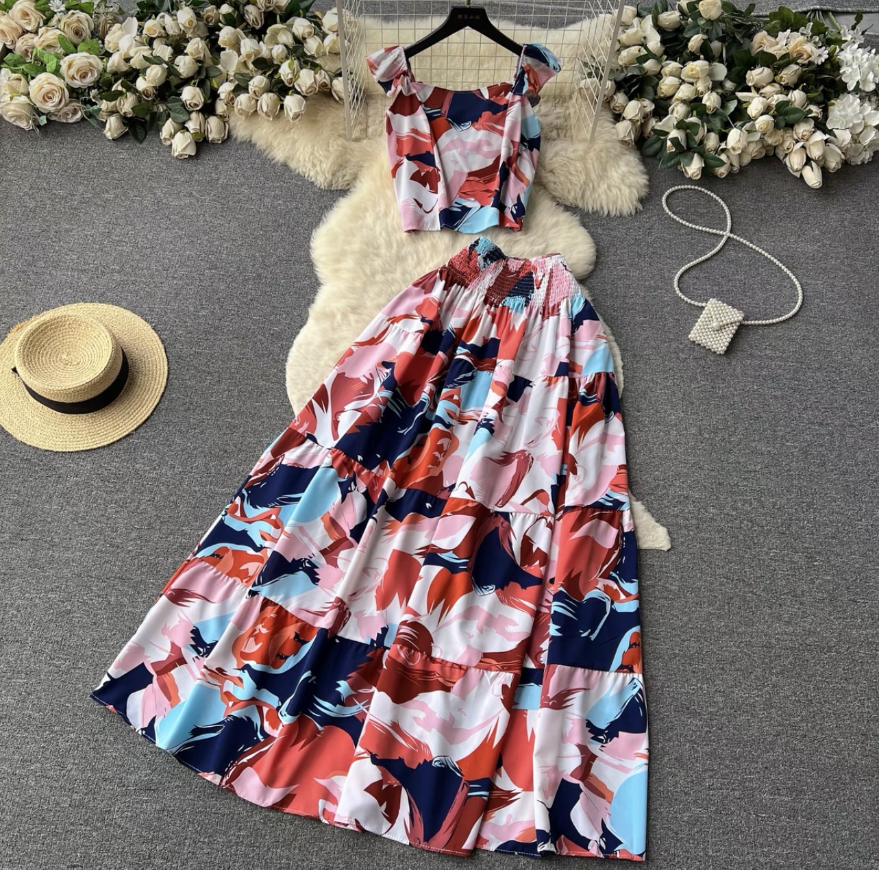 Sneaking looks floral set TPZZ2230 image