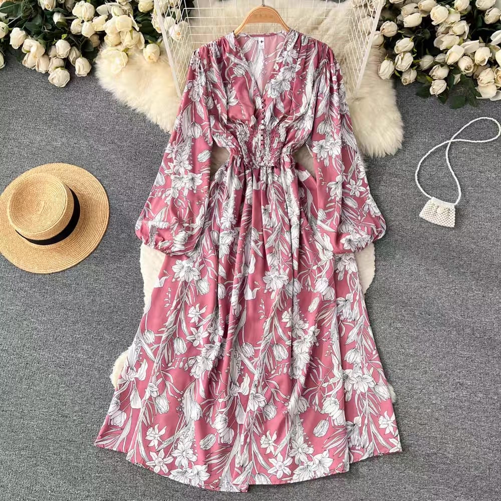 Don’t break his heart floral dress CD175 image