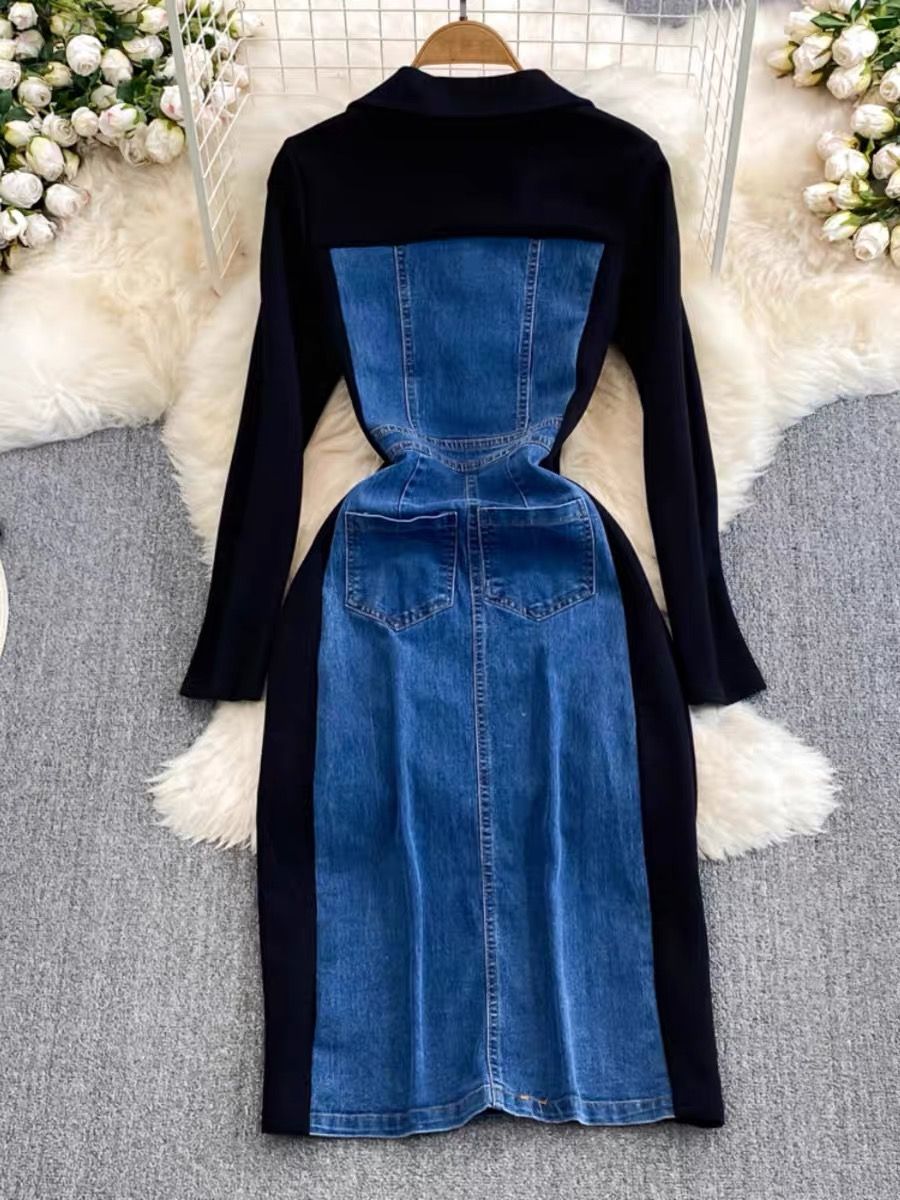 Gimme some love denim dress DBC11 image