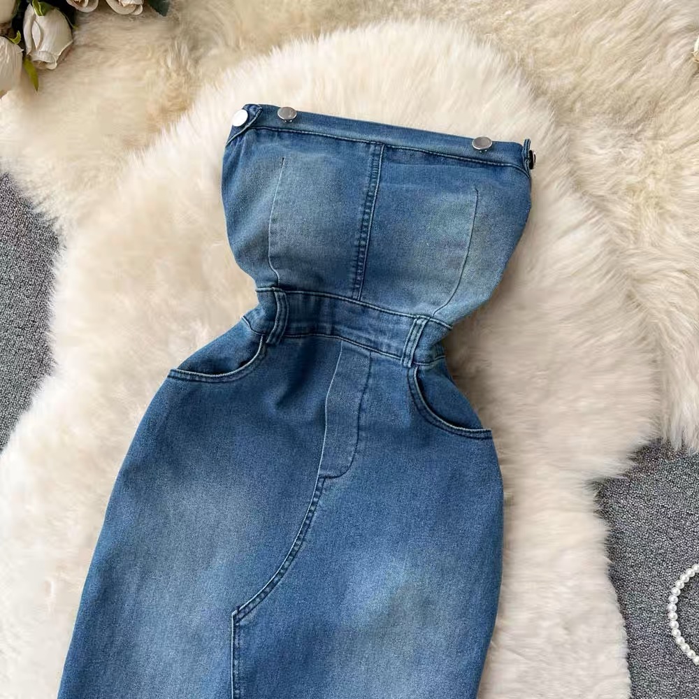 Top speed denim gown DBC3 image
