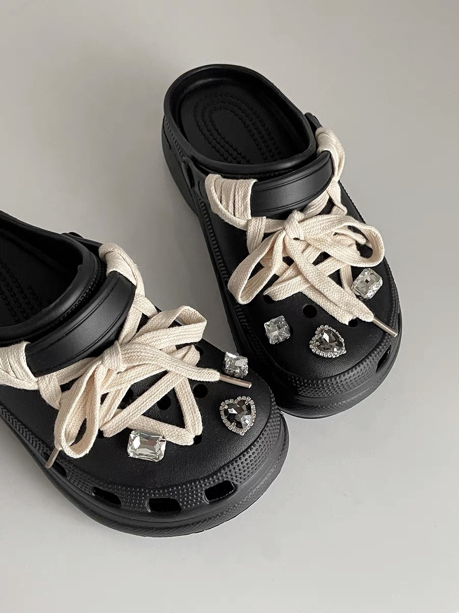 She’s trouble two tone sneak crocs SNZZ170 image