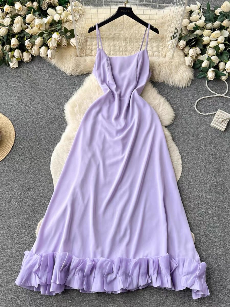 Make your move ruffle ends dress EVD58 image