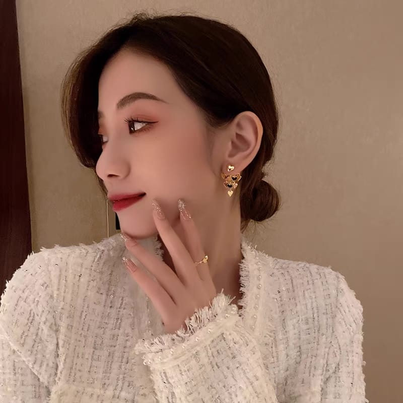 Mali baby heart earrings JW150 image