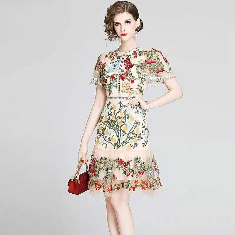 Always been fancy floral dress FD120 image