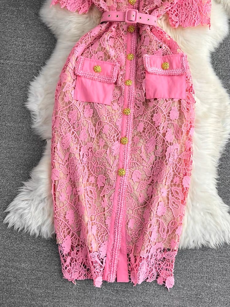 Classic but fierce lace dress FBC30 image