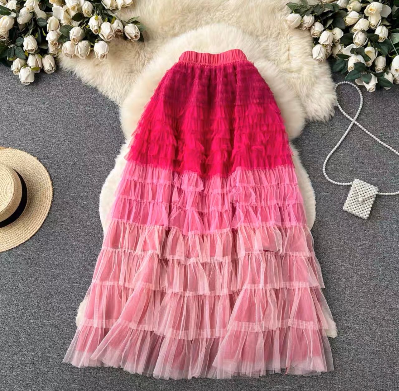 In the stars pleat skirt SZZ217 image