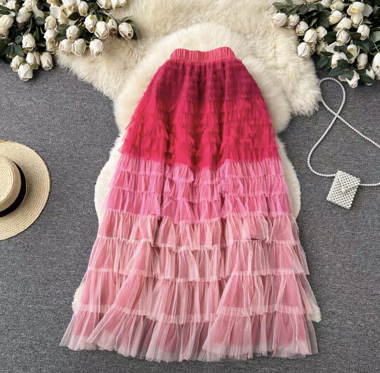 In the stars pleat skirt SZZ217 image