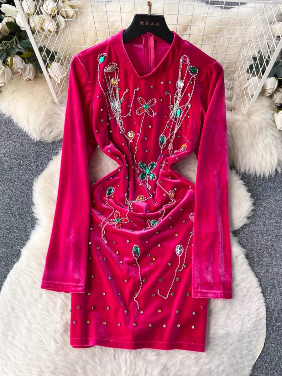 Aladdin queen embellished gown EBC60