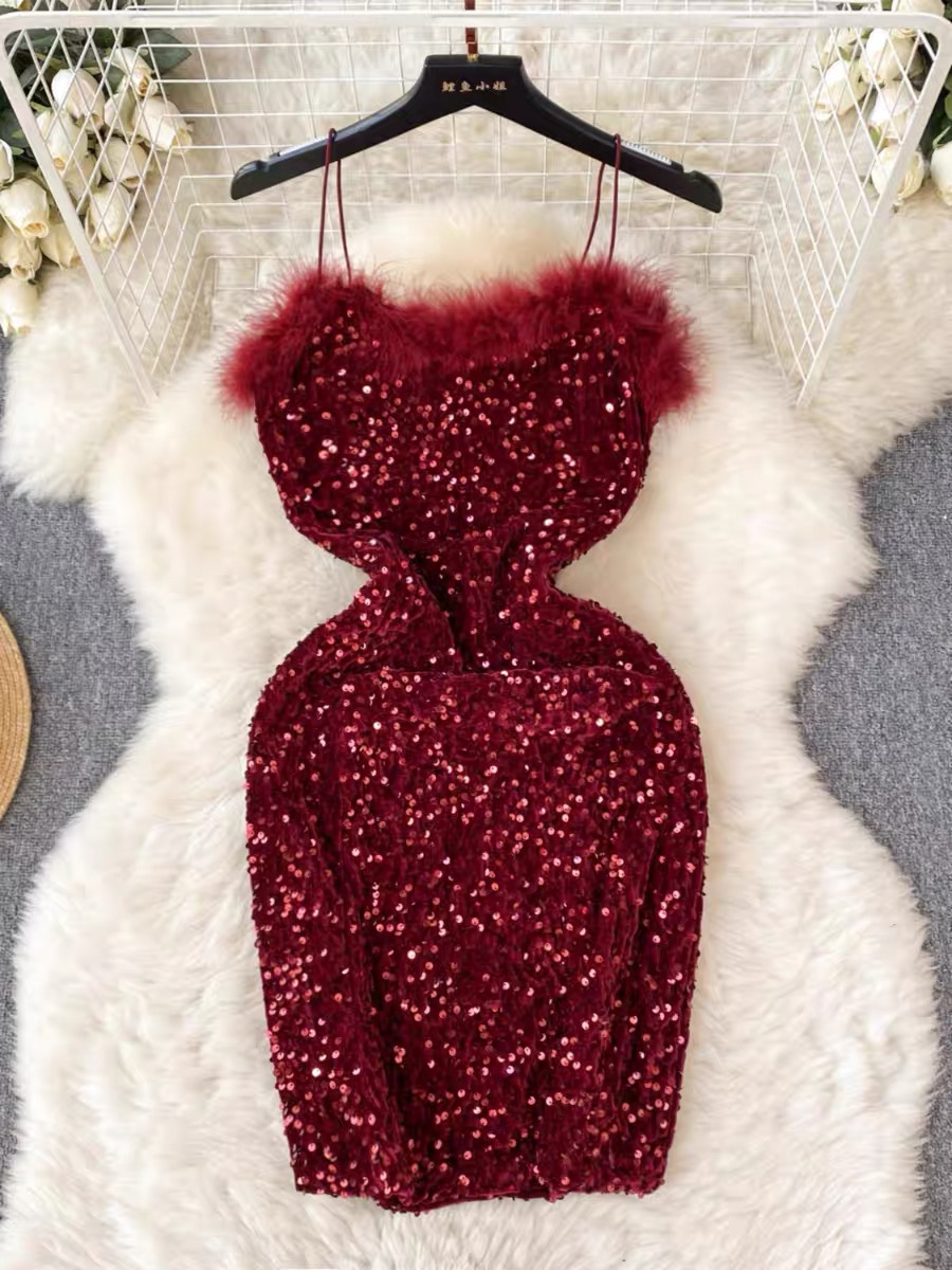 Proper attire sequin dress EBC97