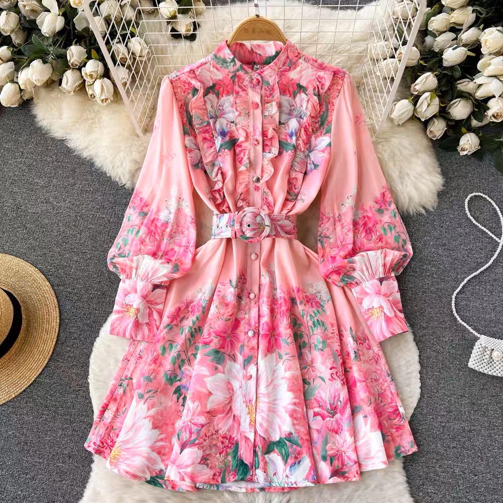 Living fantasy floral midi dress ED54