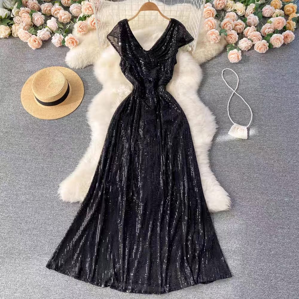 Beauty & the glitter evening gown EVD7 image