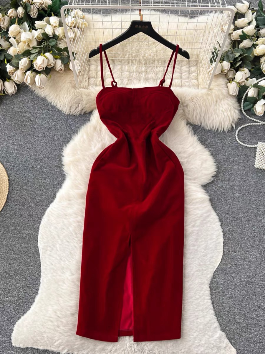 Feed the body suede dress CBC182