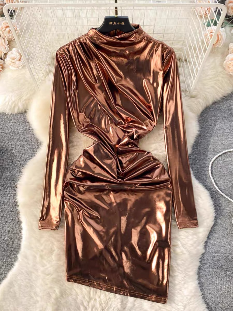 Taste of me metallic gown CBC402