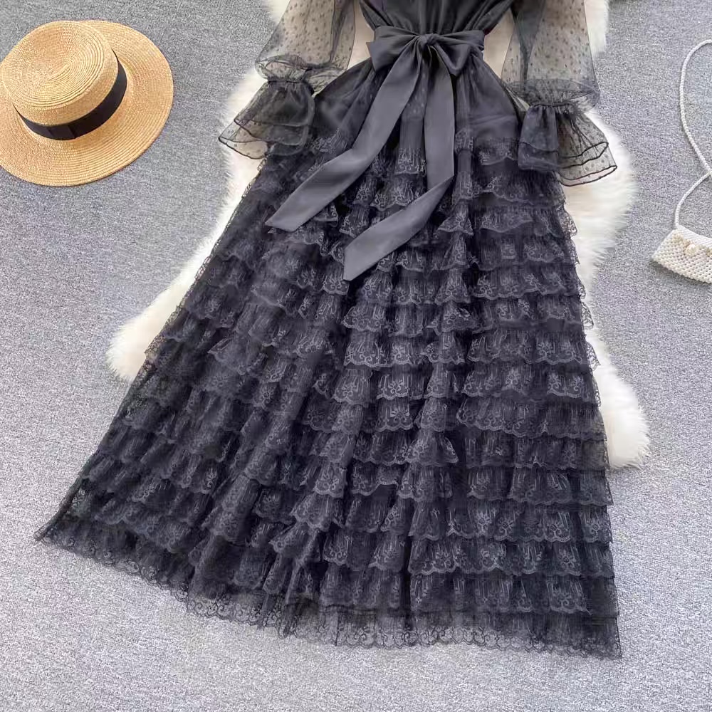 Pamela mesh dress FD88 image