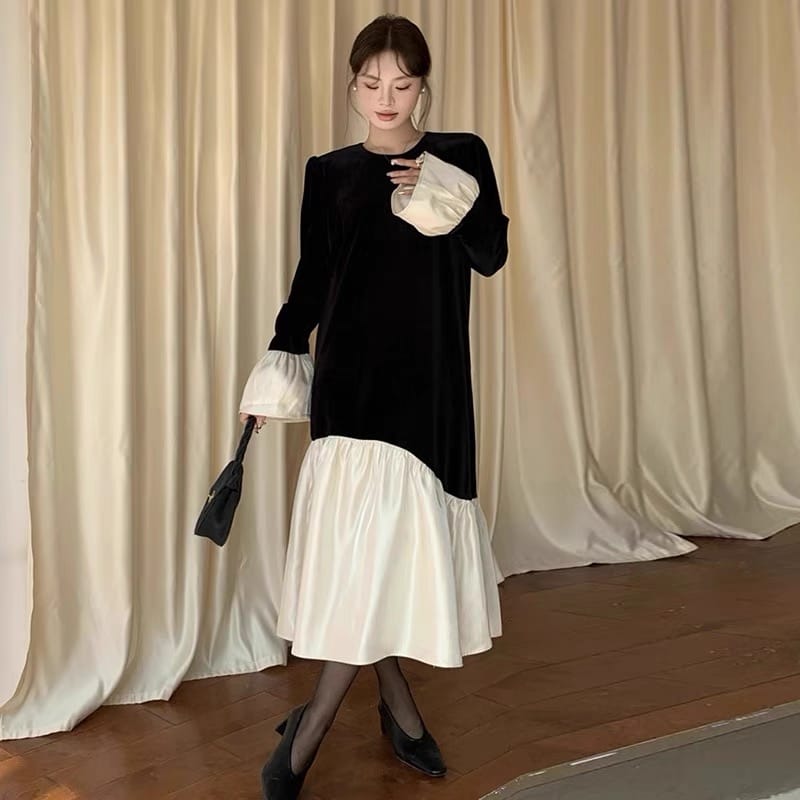 Left you on read designer dress FD609 image