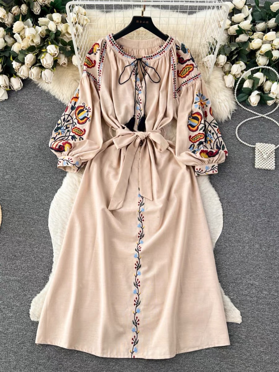 Always extra embroidery dress CD472 image