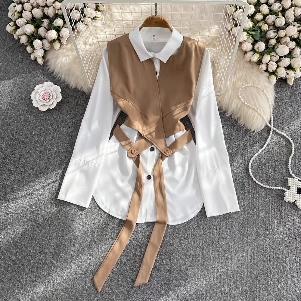 Drive you crazy shirt & waist coat SDZZ590 image