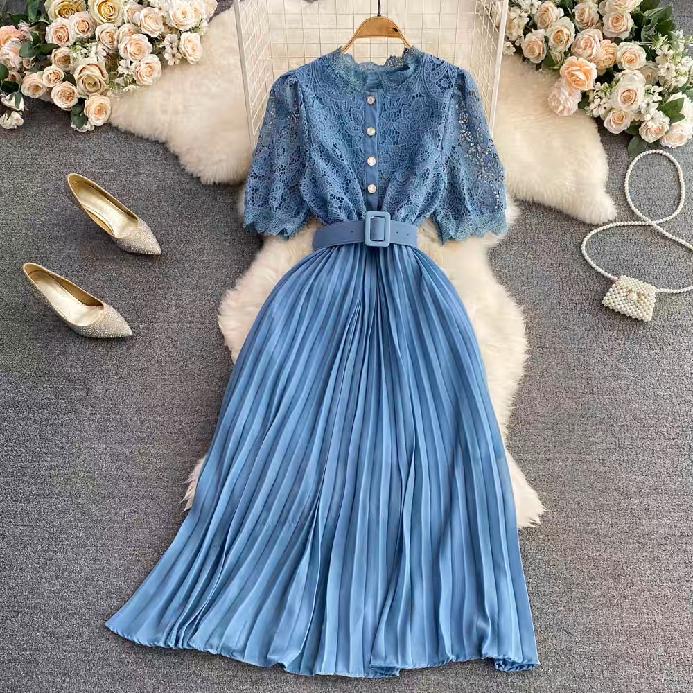 He knows me best lace dress FD203 image